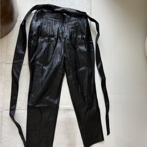 Marciano Black Satin Pants